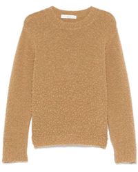 Tela - Truien & Vesten ,Bruin ,Stijlvolle Gebreide Top - Lyst