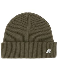 K-Way - Accessoires ,Groen ,Wol Brice Cardigan Stitch Wool - Lyst