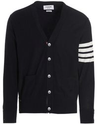 Thom Browne - Klassiek V-Hals Vest - Lyst