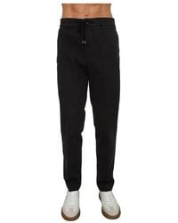 Peserico - Cotton Gabardine Jogger Broek - Lyst
