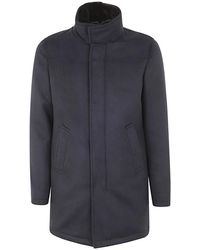 KIRED - Jassen ,Blauw ,Klassieke Single-Breasted Jassen - Lyst