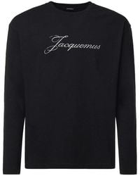 Jacquemus - T-Shirt Met Lange Mouwen - Lyst