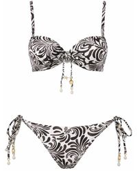 Twinset - Push-Up Bikini Set Met Parel Details - Lyst