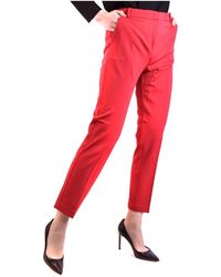 Pinko - Broeken ,Rood ,Bello 83 Broeken - Lyst