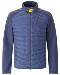 Parajumpers - Jassen ,Blauw ,Leer Jayden Hybrid Jacket - Lyst