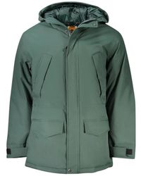 Timberland - Jassen ,Groen ,Polyester Groene Polyester Herenjas Urban Stijl - Lyst