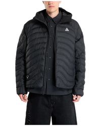 Nike - Fitness ,Zwart ,Polyester Therma-Fit Adv Lava Flow Jas - Lyst