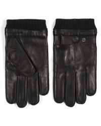 Howard London - Zwarte Leren Handschoenen Premium Kwaliteit - Lyst