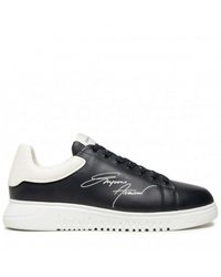 Emporio Armani - Blaue Low Top Sneakers X4X264Xm670K568 - Lyst