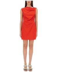 MSGM - Abito Dress - Lyst