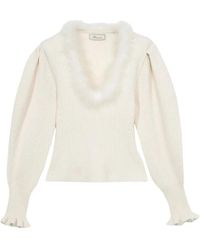 Blumarine - V-Neck Knitwear - Lyst
