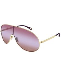 Chloé - Shield Sonnenbrille - Lyst