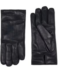 Emporio Armani - Guanti In Nappa Di Agnello Con Baguette - Lyst