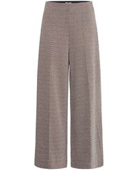 Ichi - Broeken ,Bruin ,Broek - Lyst