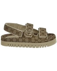 Gucci - Flat Sandals - Lyst