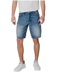 ARMANI EXCHANGE - Denim Shorts - Lyst