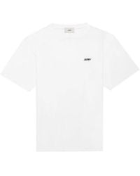 Autry - Tops ,Wit ,Katoen Witte Katoenen T-Shirt Met Korte Mouwen - Lyst