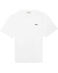 Autry - Tops ,Wit ,Katoen Witte Katoenen T-Shirt Met Korte Mouwen - Lyst