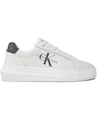 Calvin Klein - Chunky cupsole mono sneakers - Lyst