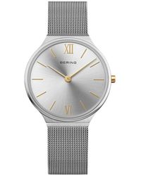 Bering - Accessoires ,Grijs Armbandhorloge Ultra Slim Zilver Verkoop 18434-010 - Lyst