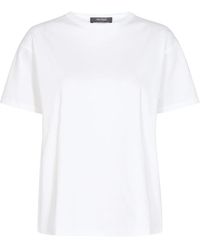 Mos Mosh - Tops ,Wit ,Klassieke Must-Have Witte Aina O-Ss Tee T-Shirt - Lyst