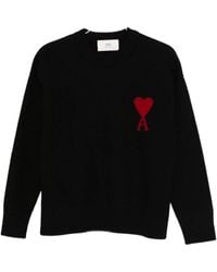 Ami Paris - Round-Neck Knitwear - Lyst