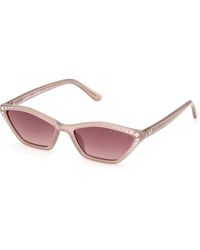 Guess - Trendy Zonnebril Met Metalen Montuur - Lyst