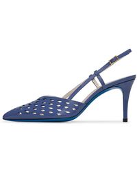 Loriblu - Schoenen ,Blauw ,Leer Slingback - Lyst