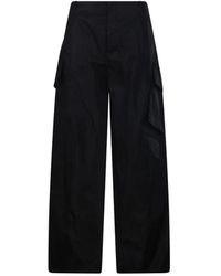 Alaïa - Taffeta Cargo Broek - Lyst