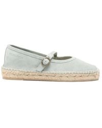 Woolrich - Schoenen ,Blauw ,Suède Espadrilles Met Gespsluiting - Lyst