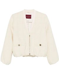 Gucci - Jassen ,Tweed Tweed Jas - Lyst