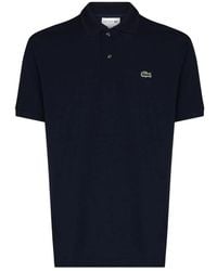 Lacoste - Tops ,Blauw ,Katoen L.12.12 Original - Lyst