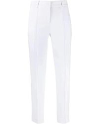 Michael Kors - Broeken ,Wit ,Witte Casual Slim Crop Broek - Lyst