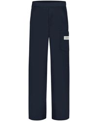 flâneur - Pantaloni sartoriali blu navy atelier - Lyst