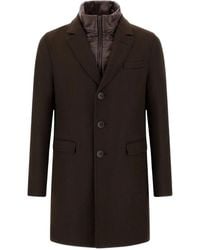 Herno - Single-Breasted Coats - Lyst