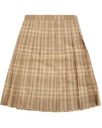 Burberry - Rokken ,Wol Estelle Skirt - Lyst
