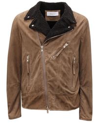 Bully - Jassen ,Bruin ,Suède Suède Jas Zwart Model 5254 - Lyst