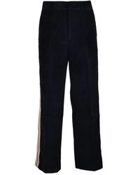 Palm Angels - Samt Klassische Hose Mit Seitenstreifen - Lyst