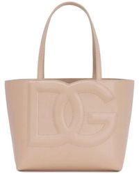 Dolce & Gabbana - Bolso cipria shopping - Lyst