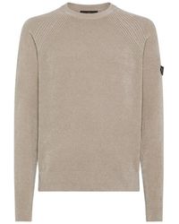 Peuterey - Sironi Chenille Trui Met Ronde Hals - Lyst