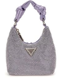 Guess - Mini-Handtasche Lua Mit Strass - Lyst