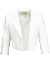 Rinascimento - Elegante giacca bolero bianca - Lyst