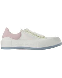McQueen - E/Rosa Leder Oversized Sneakers - Lyst