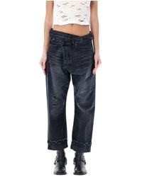 R13 - Casual schwarze jeans für frauen - Lyst