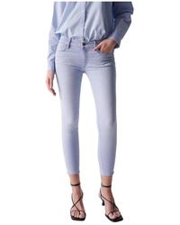Salsa Jeans - Cropped Jeans - Lyst