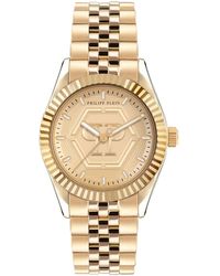 Philipp Plein - Accessoires ,Geel ,Date Superlative Horloge - Lyst