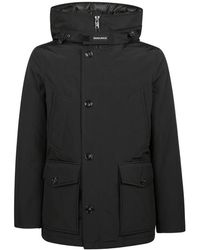 Woolrich - Jassen ,Zwart ,Katoen Arctic Anorak - Lyst