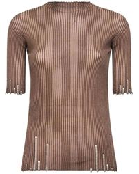 Uma Wang - Round-Neck Strickwaren - Lyst