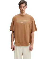 Undercover - Tops ,Bruin ,Katoen T-Shirt Met Print - Lyst