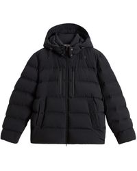 Woolrich - Pufferjacke Mit Stretch Und Mattem Finish - Lyst
